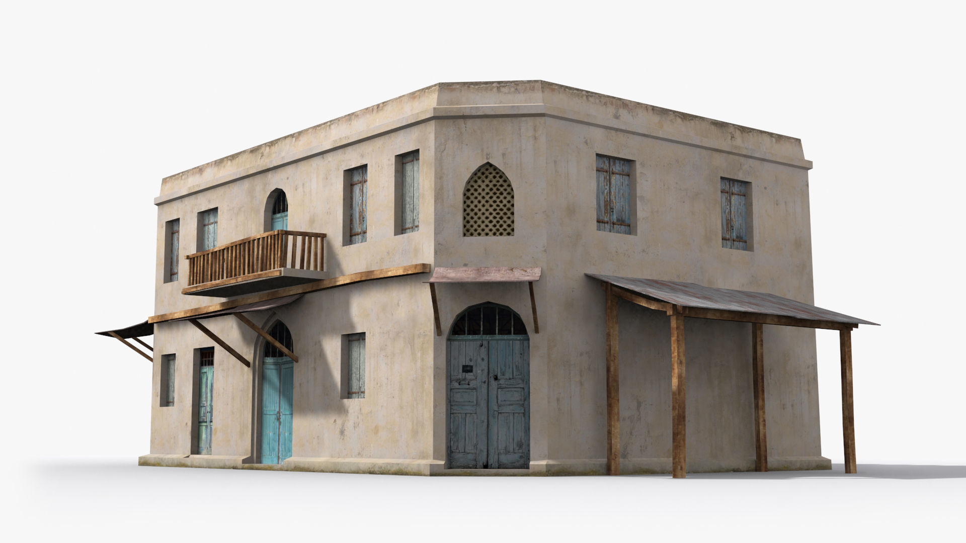 Arab xx27 Low-poly 3D model_4