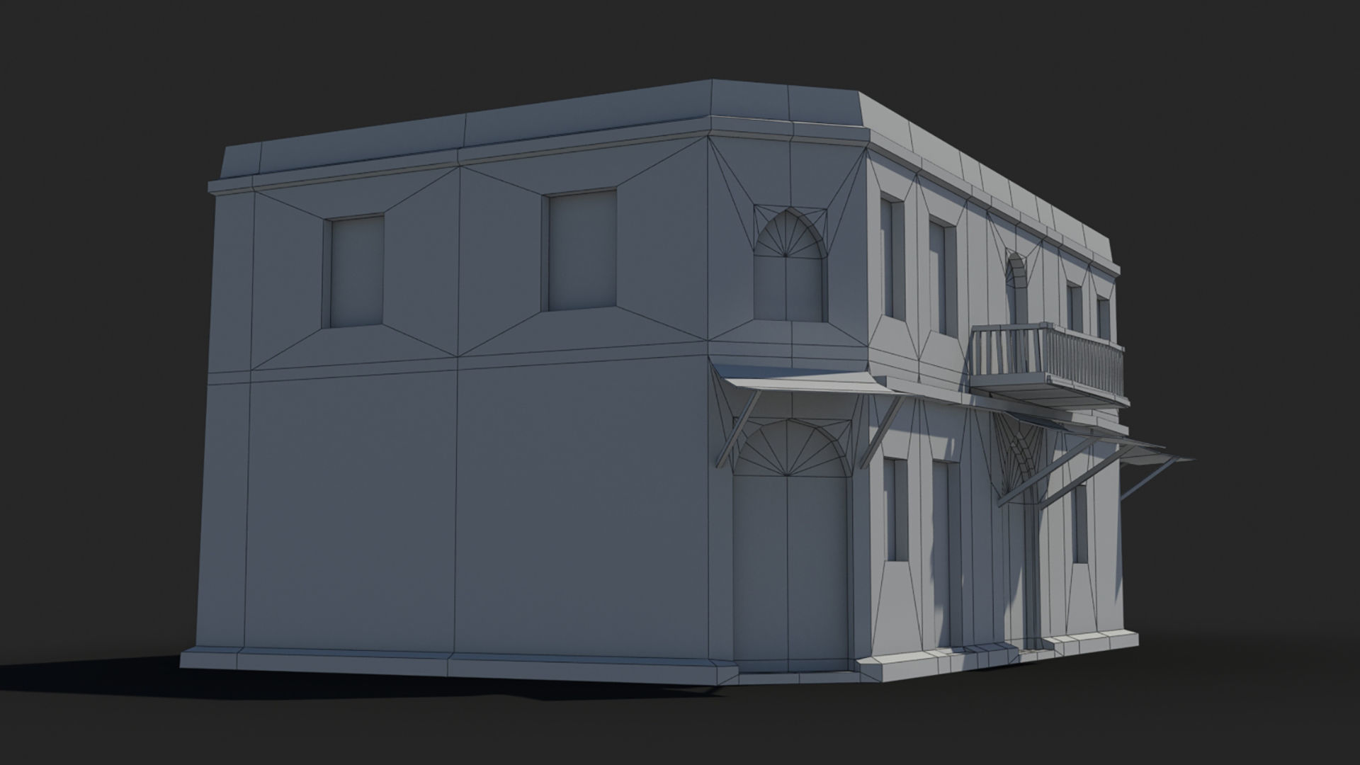 Arab xx27 Low-poly 3D model_8