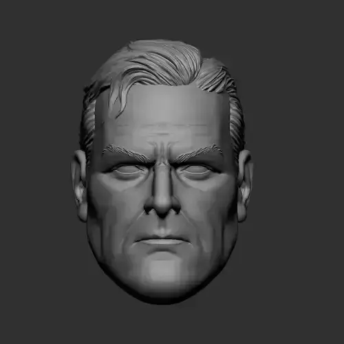 Superman Kingdom Come - Alex Ross - head 3D print model