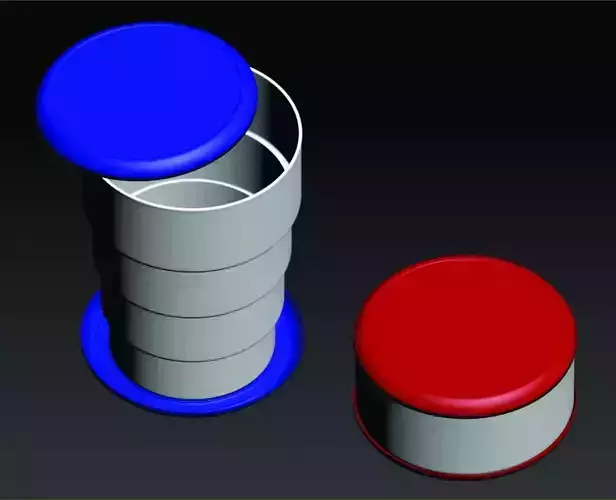 Copo cascata animado