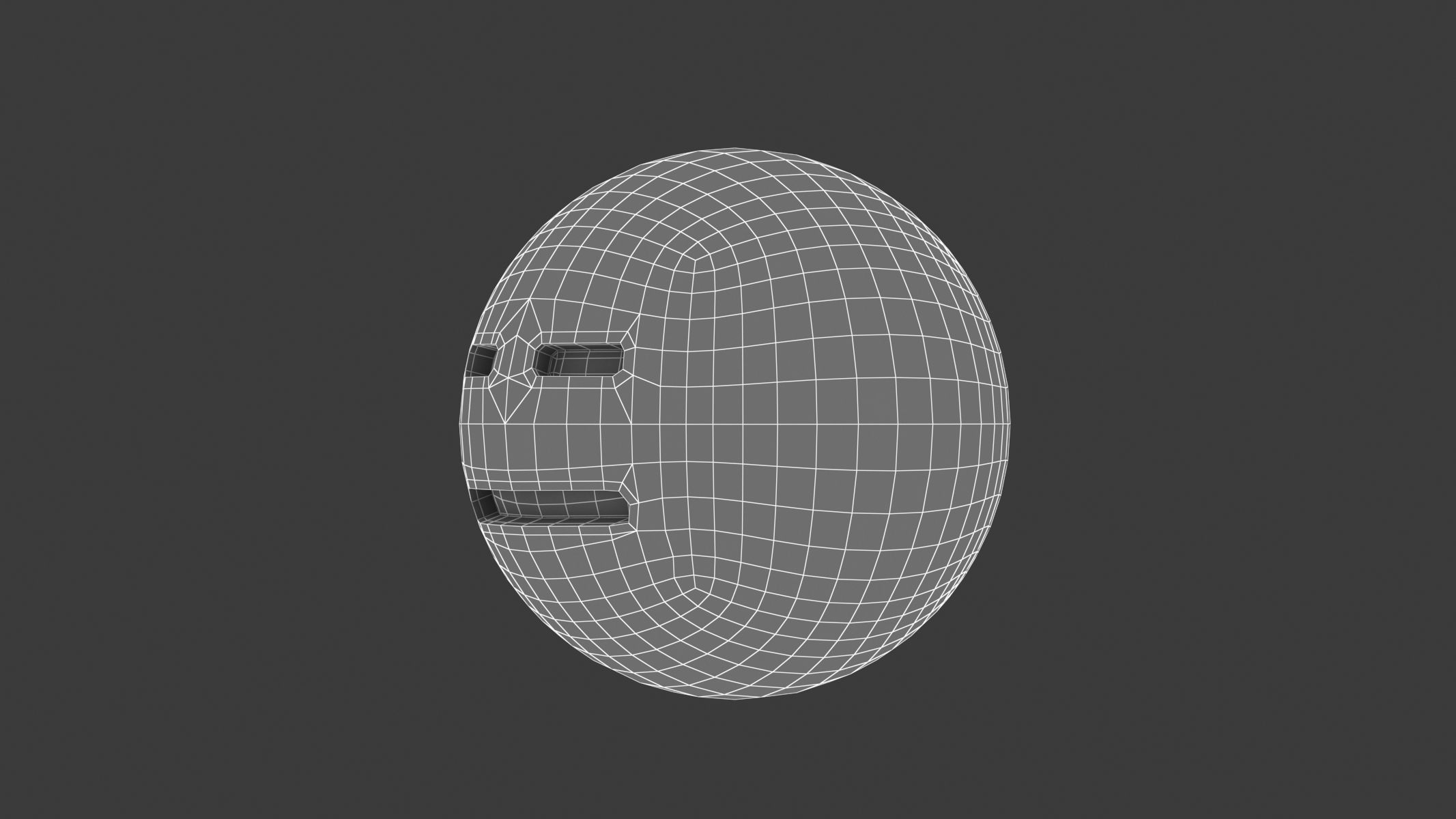 Apple Expressionless Face 3D model_7