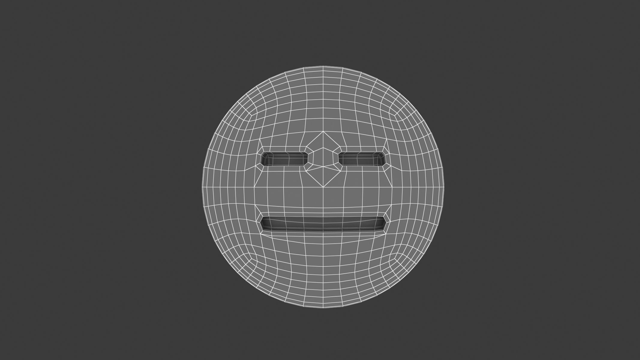 Apple Expressionless Face 3D model_5