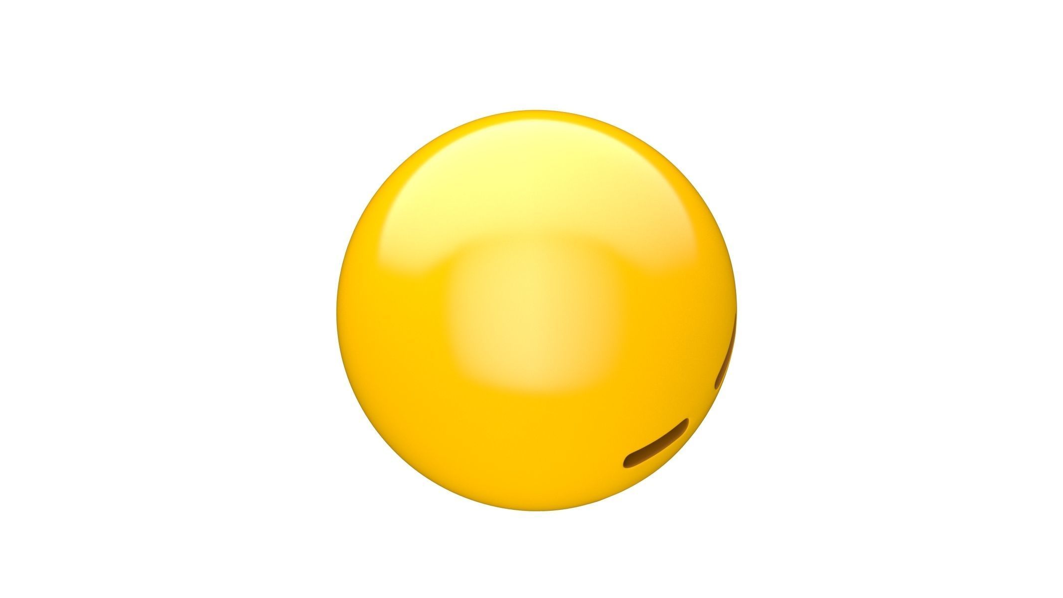 Apple Expressionless Face 3D model_4