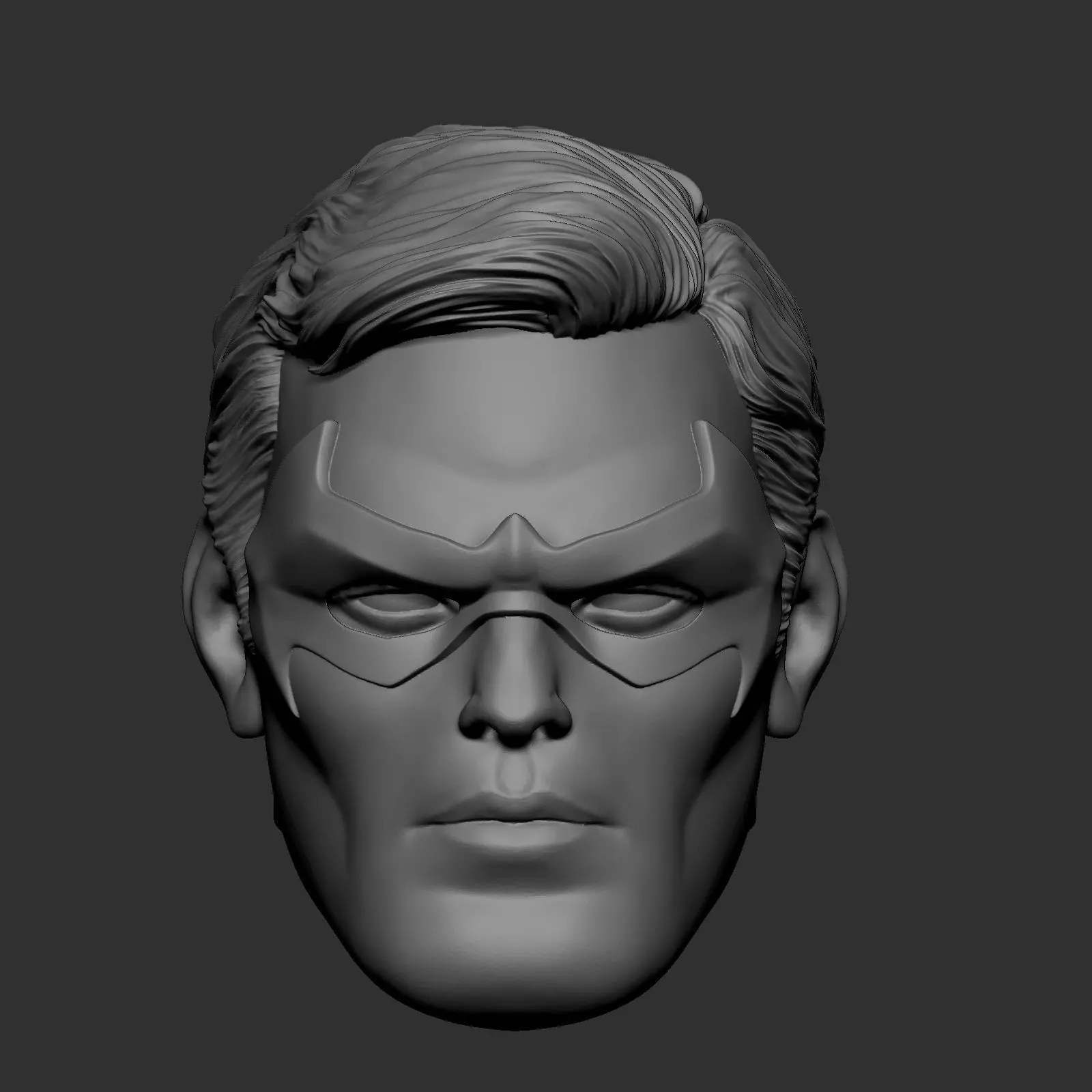 Nightwing - Robin - head 3D print model_0
