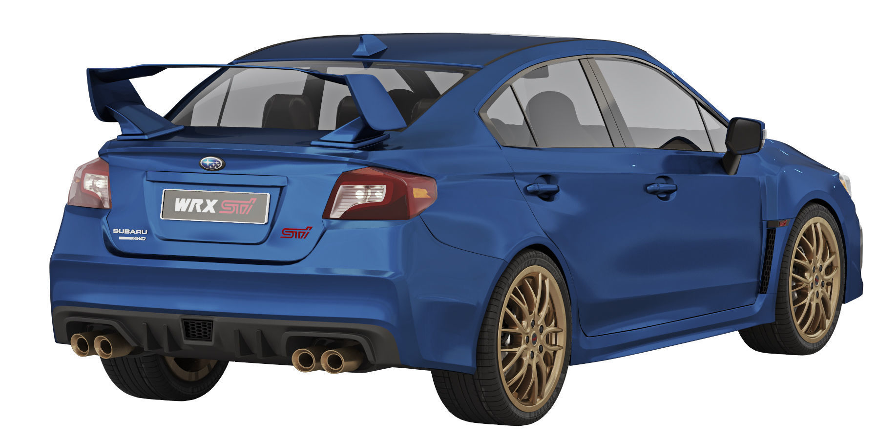 Subaru WRX STI 2019 3D model_5