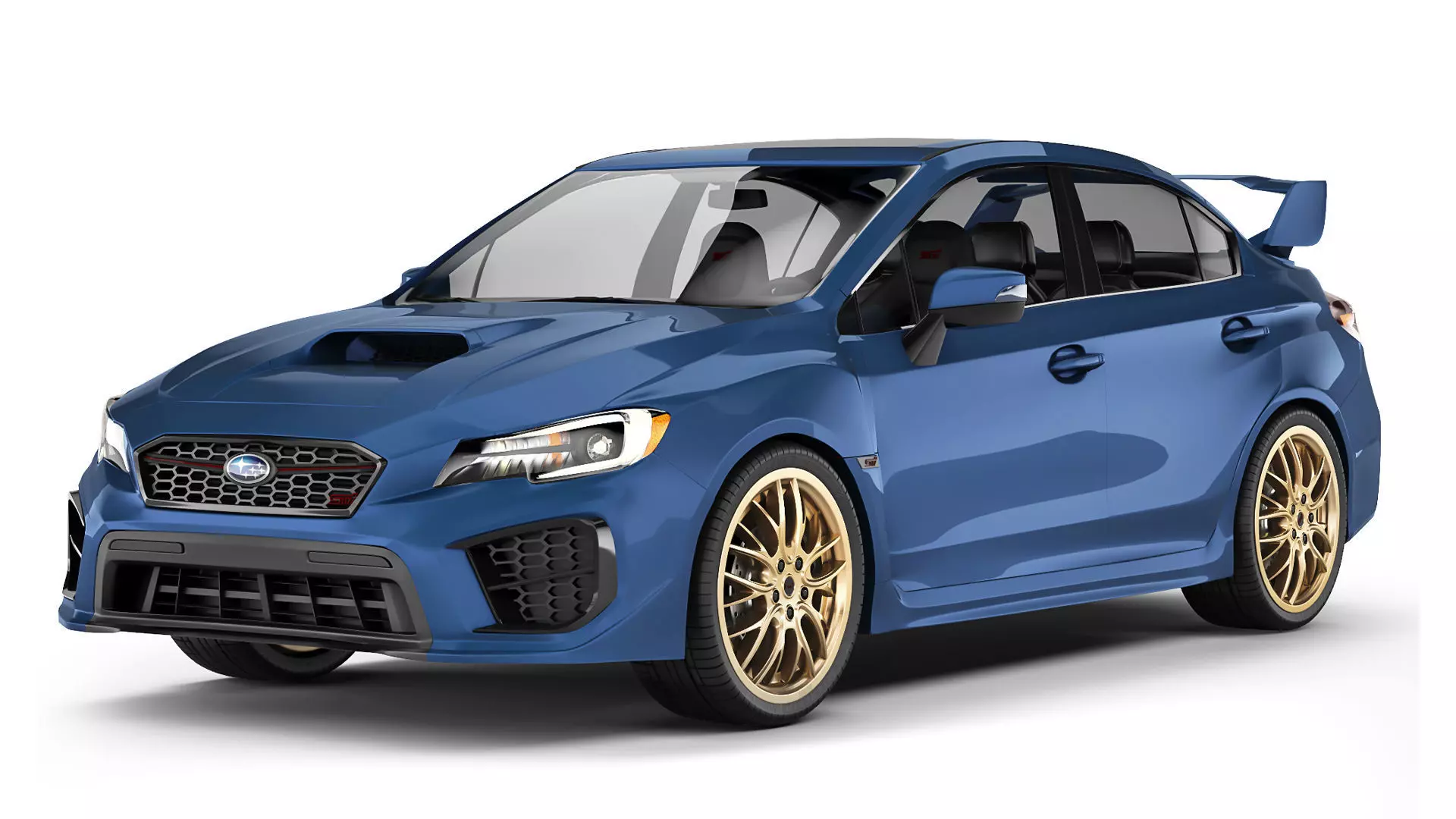 Subaru WRX STI 2019 3D model_0