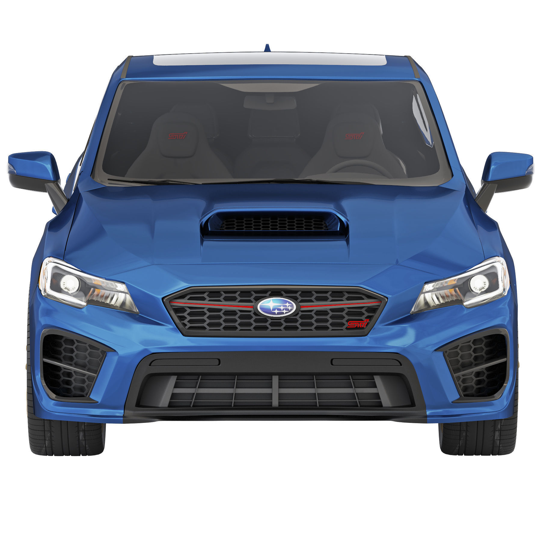 Subaru WRX STI 2019 3D model_7