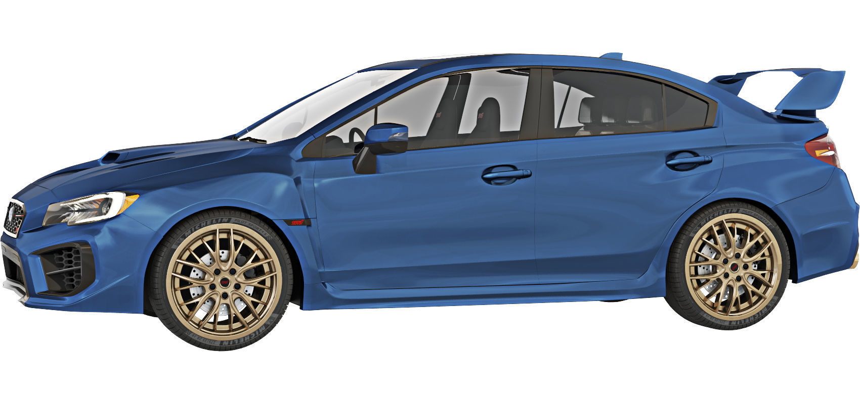 Subaru WRX STI 2019 3D model_2