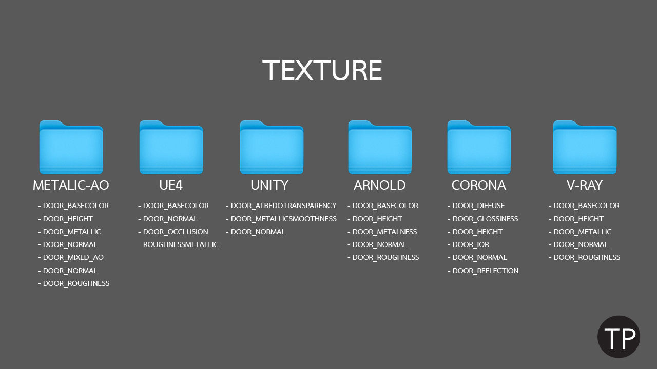Metal industrial door Low-poly 3D model_1