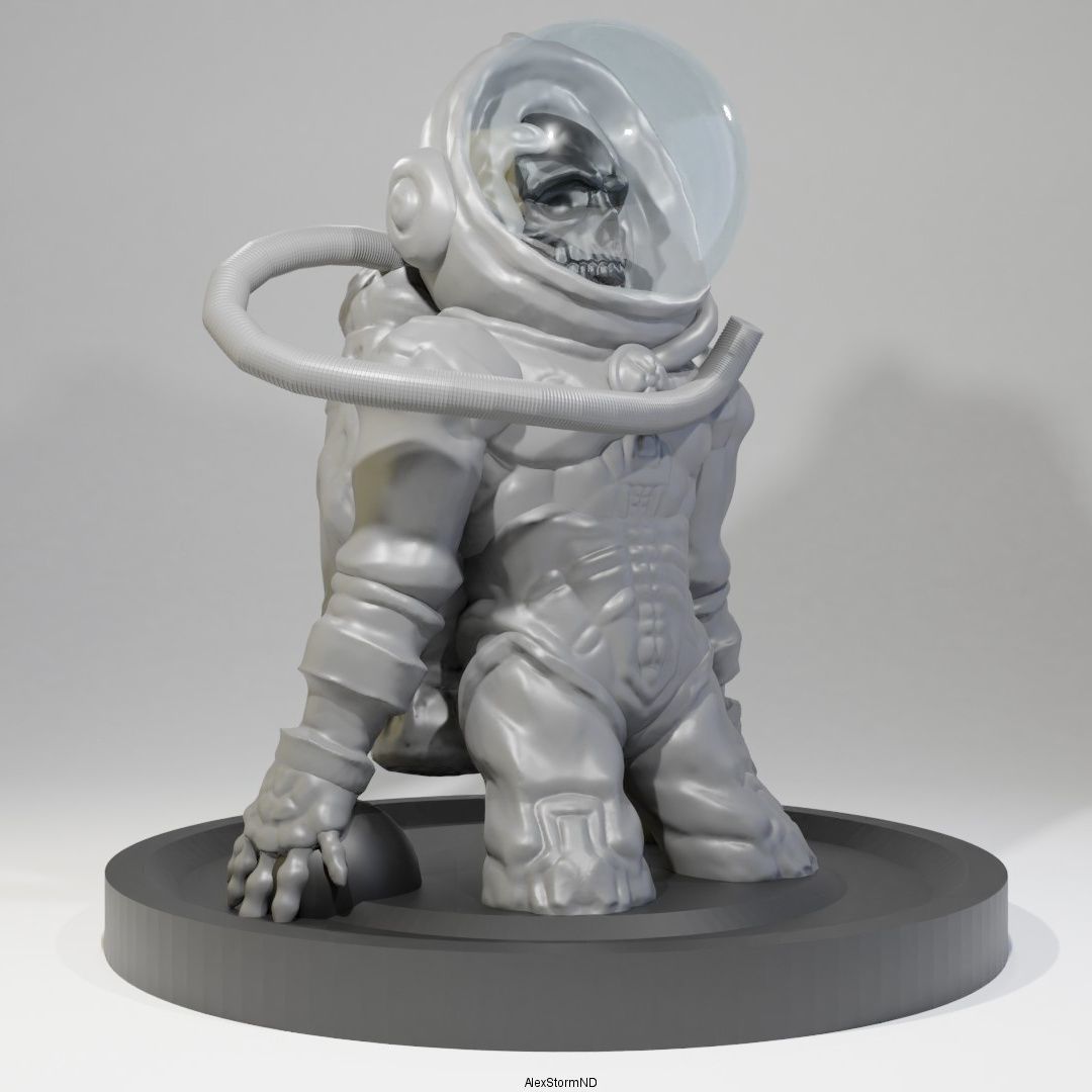 Spaceman V2 3D print model_4