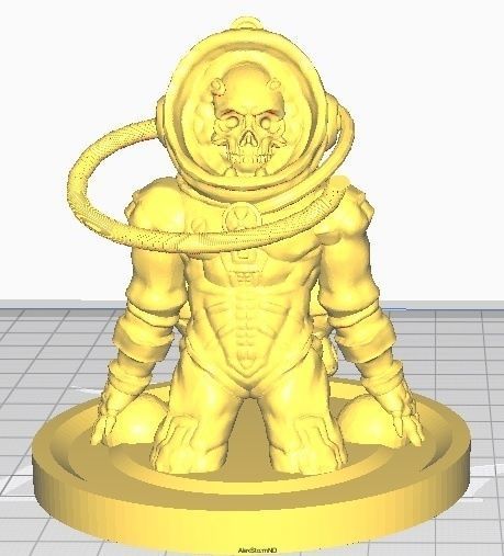 Spaceman V2 3D print model_9
