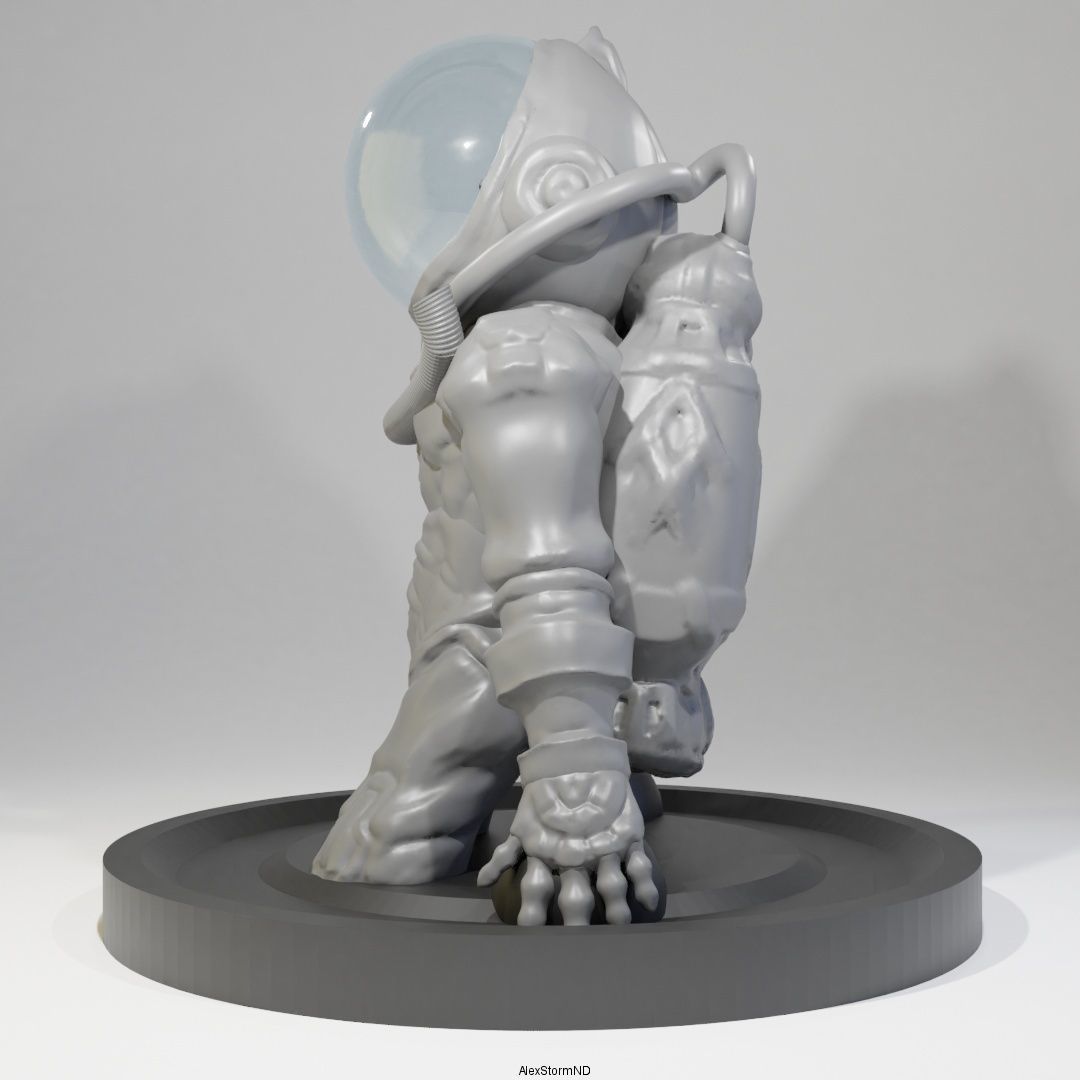 Spaceman V2 3D print model_2