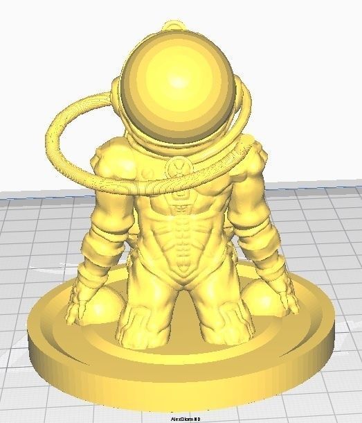 Spaceman V2 3D print model_5