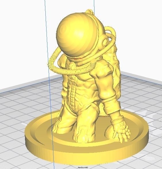 Spaceman V2 3D print model_6