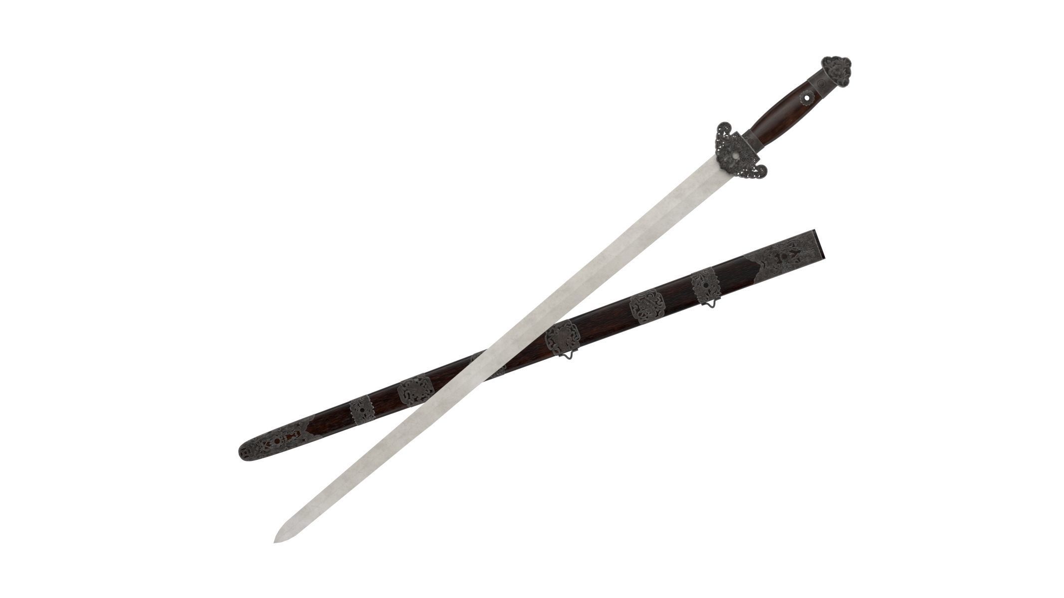 Jian Sword 3D model_1