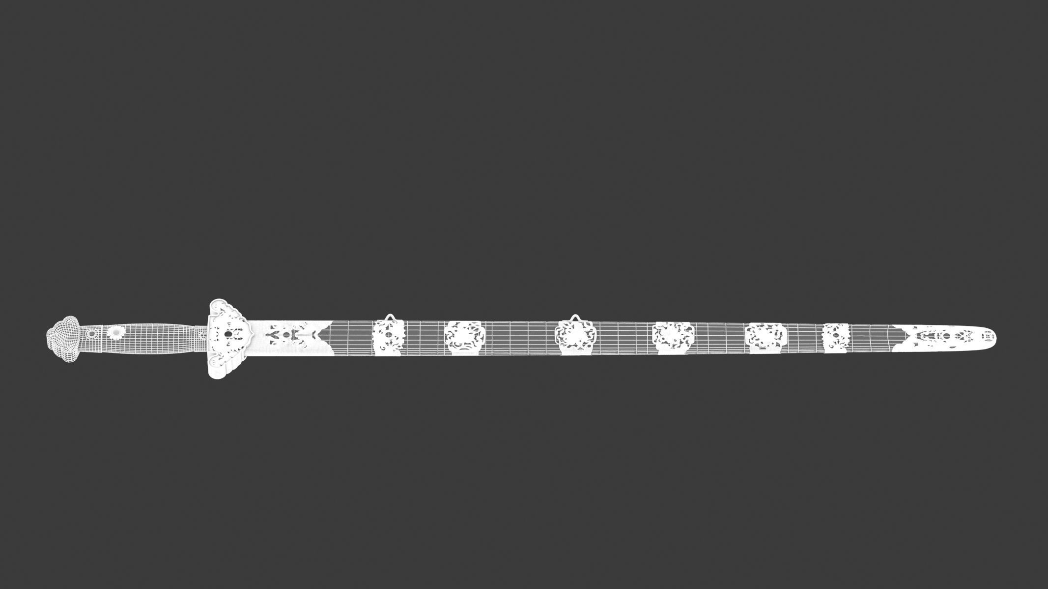 Jian Sword 3D model_15