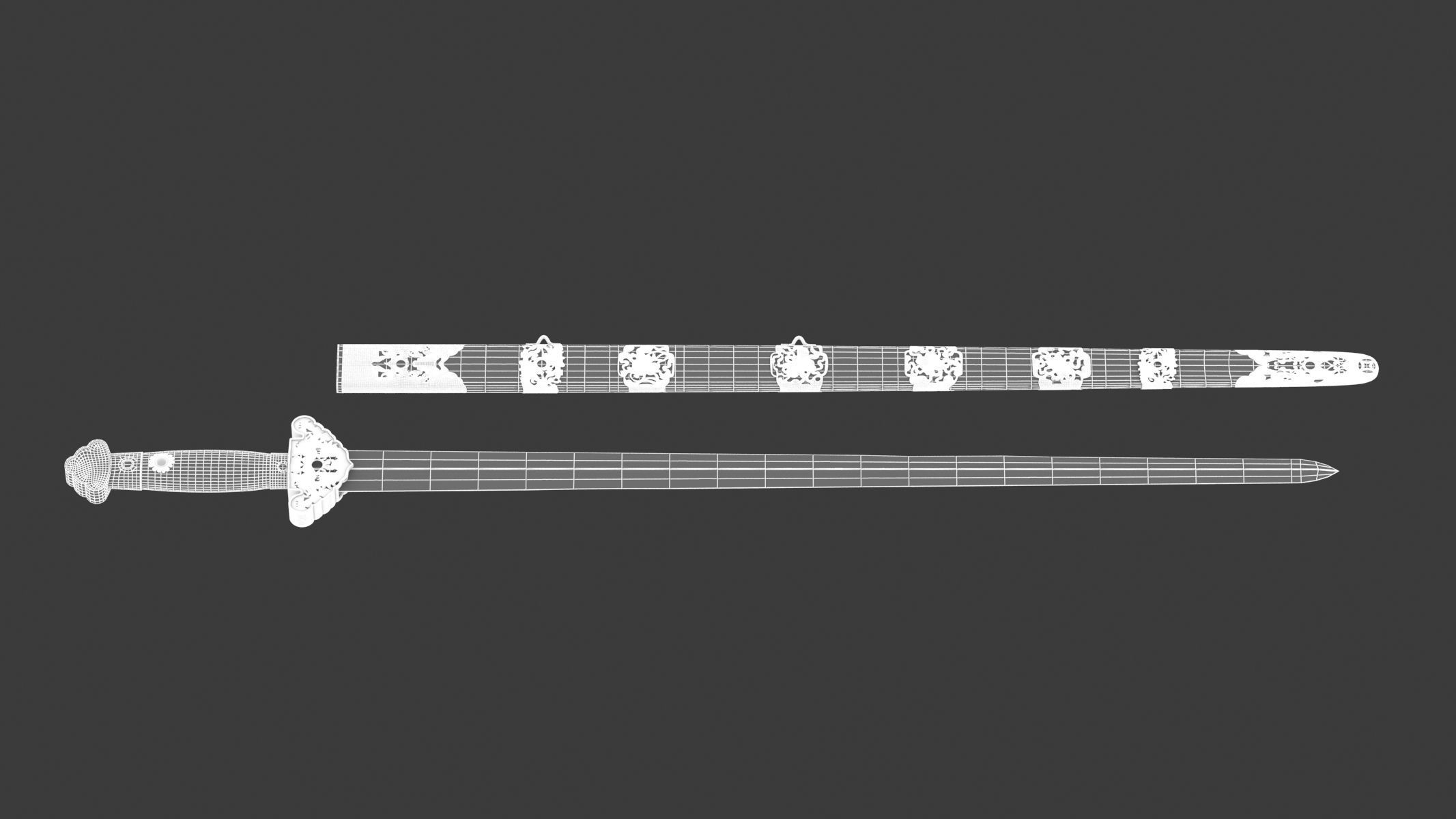 Jian Sword 3D model_11