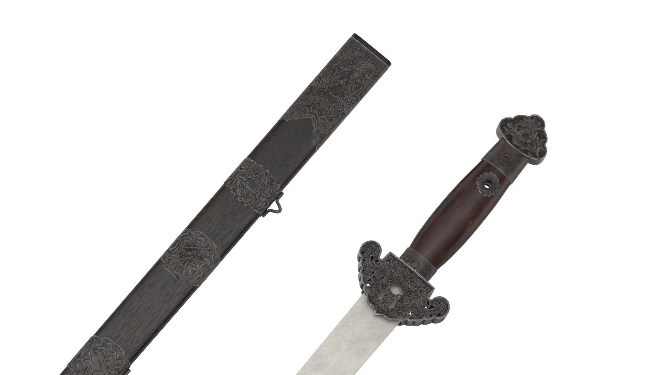 Jian Sword 3D model_4