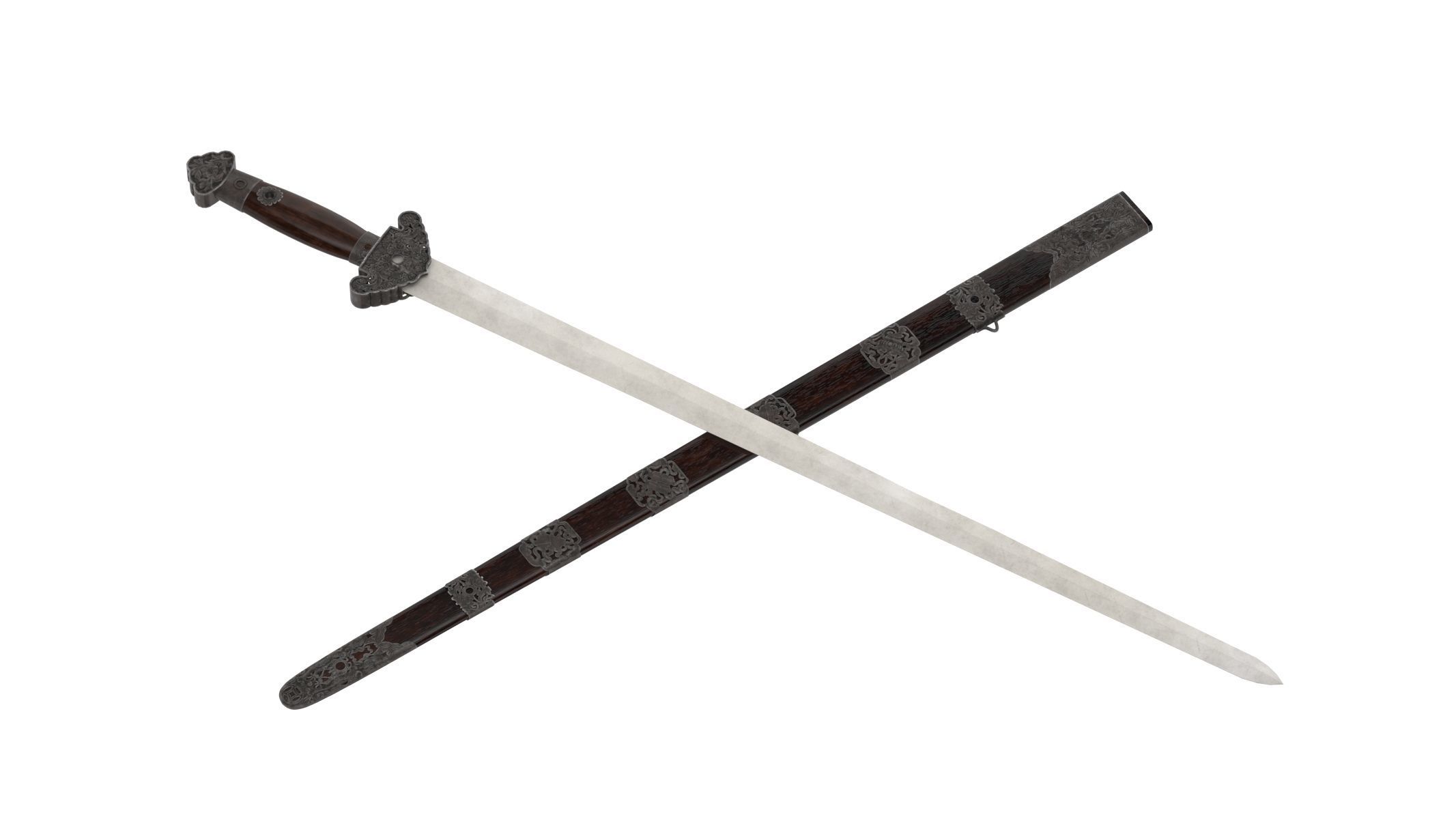 Jian Sword 3D model_8