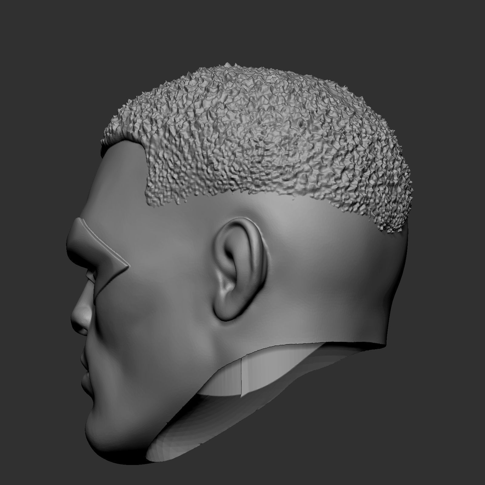 john stewart - green lantern - head 3D print model_4