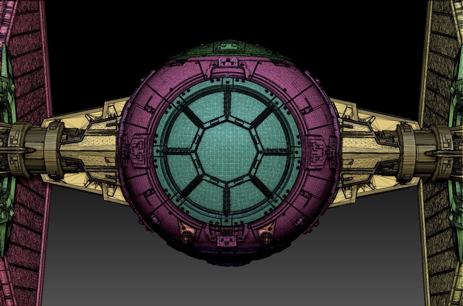 Tie Fighter 3D model_14