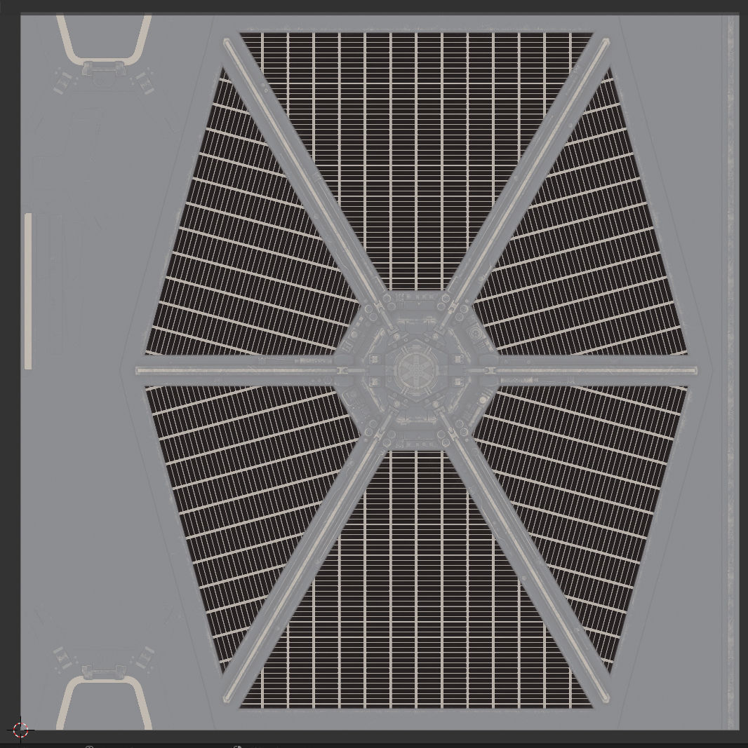 Tie Fighter 3D model_27