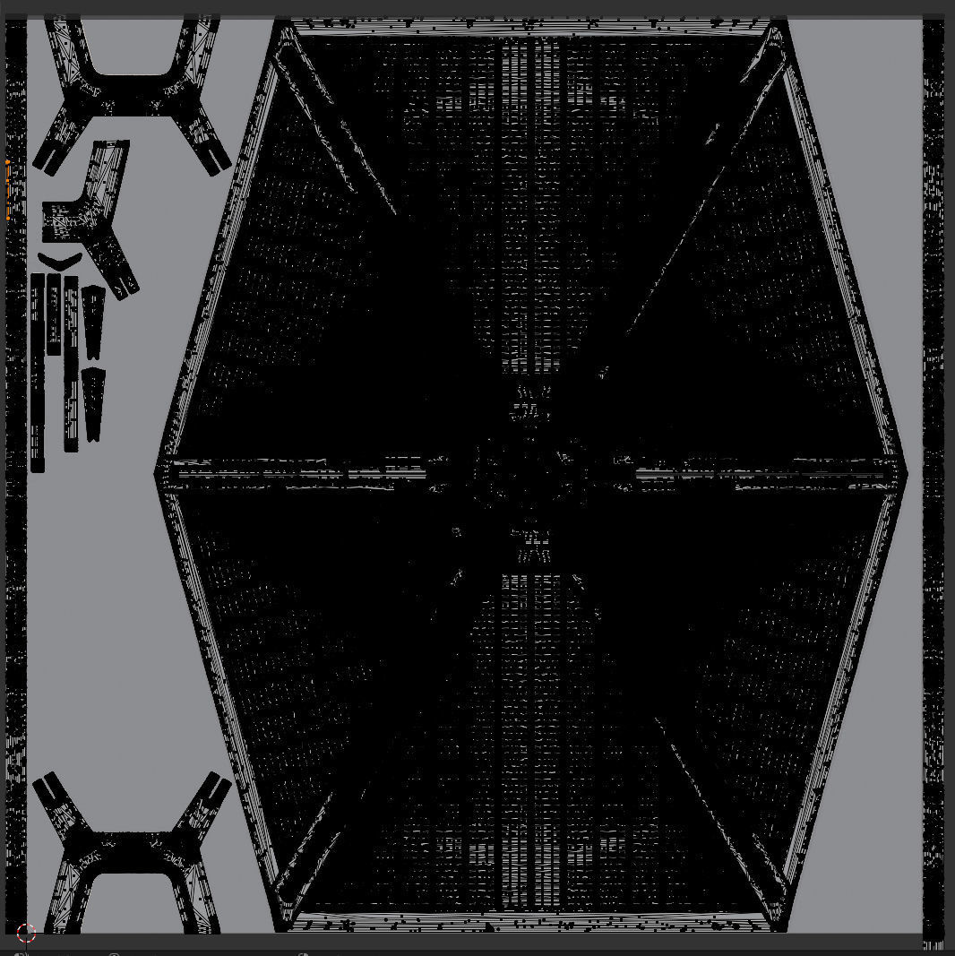 Tie Fighter 3D model_26
