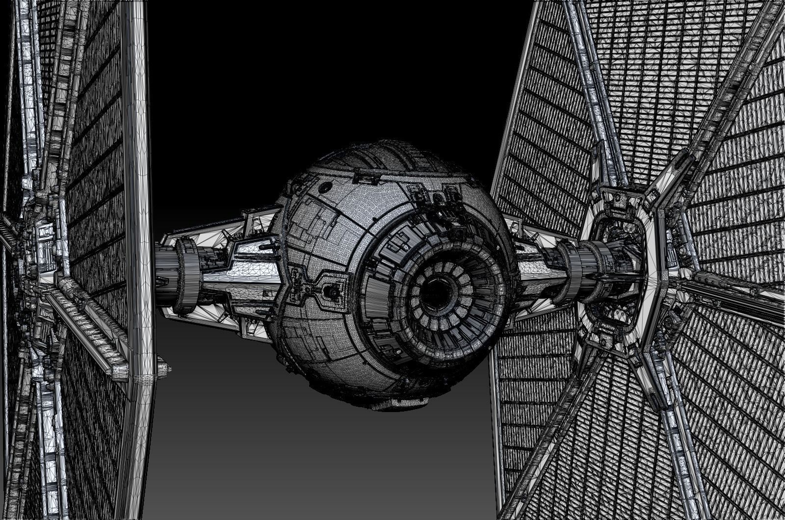 Tie Fighter 3D model_16