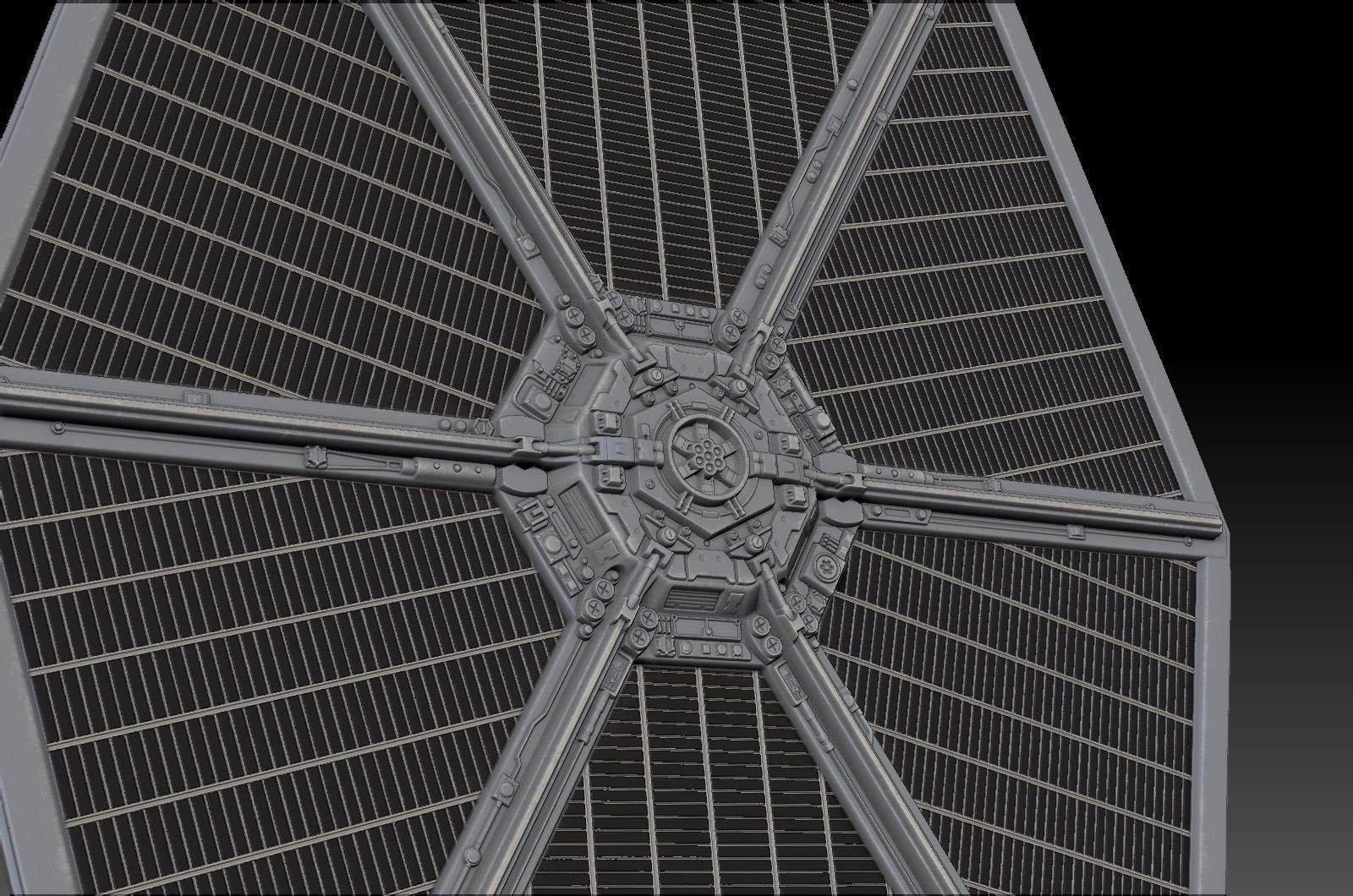 Tie Fighter 3D model_13