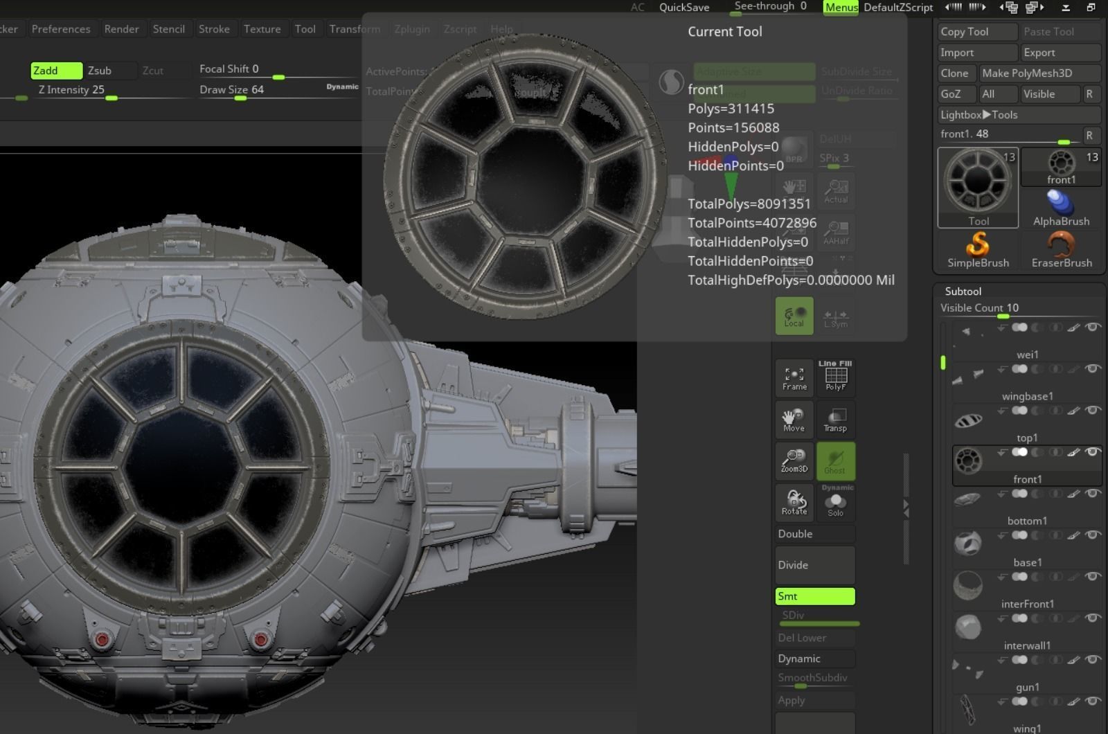 Tie Fighter 3D model_21