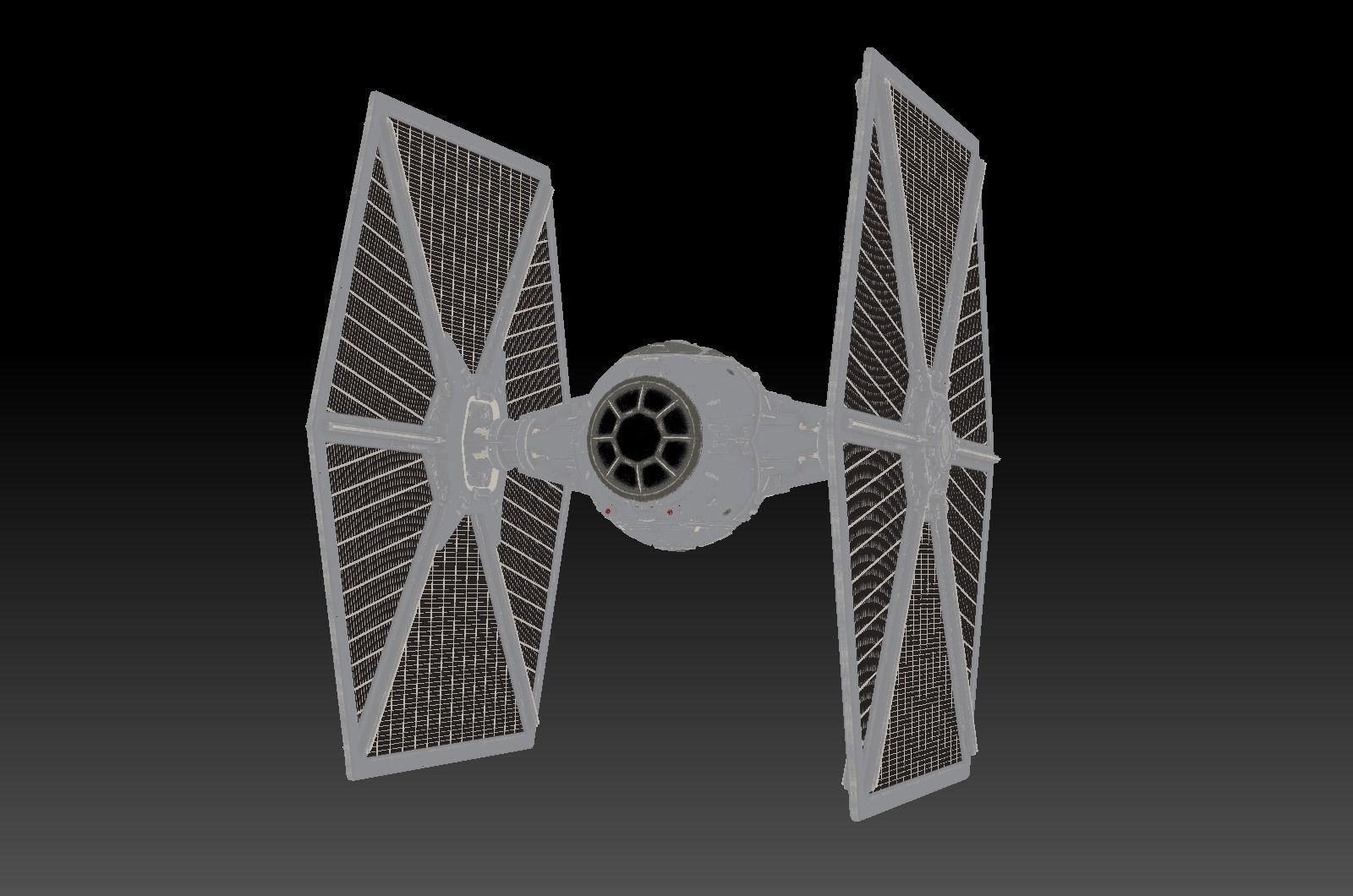 Tie Fighter 3D model_20