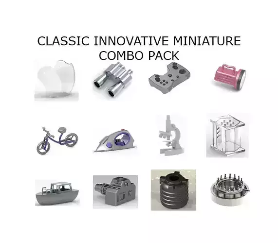 CLASSIC INNOVATIVE MINIATURE - COMBO PACK 3D Model Collection