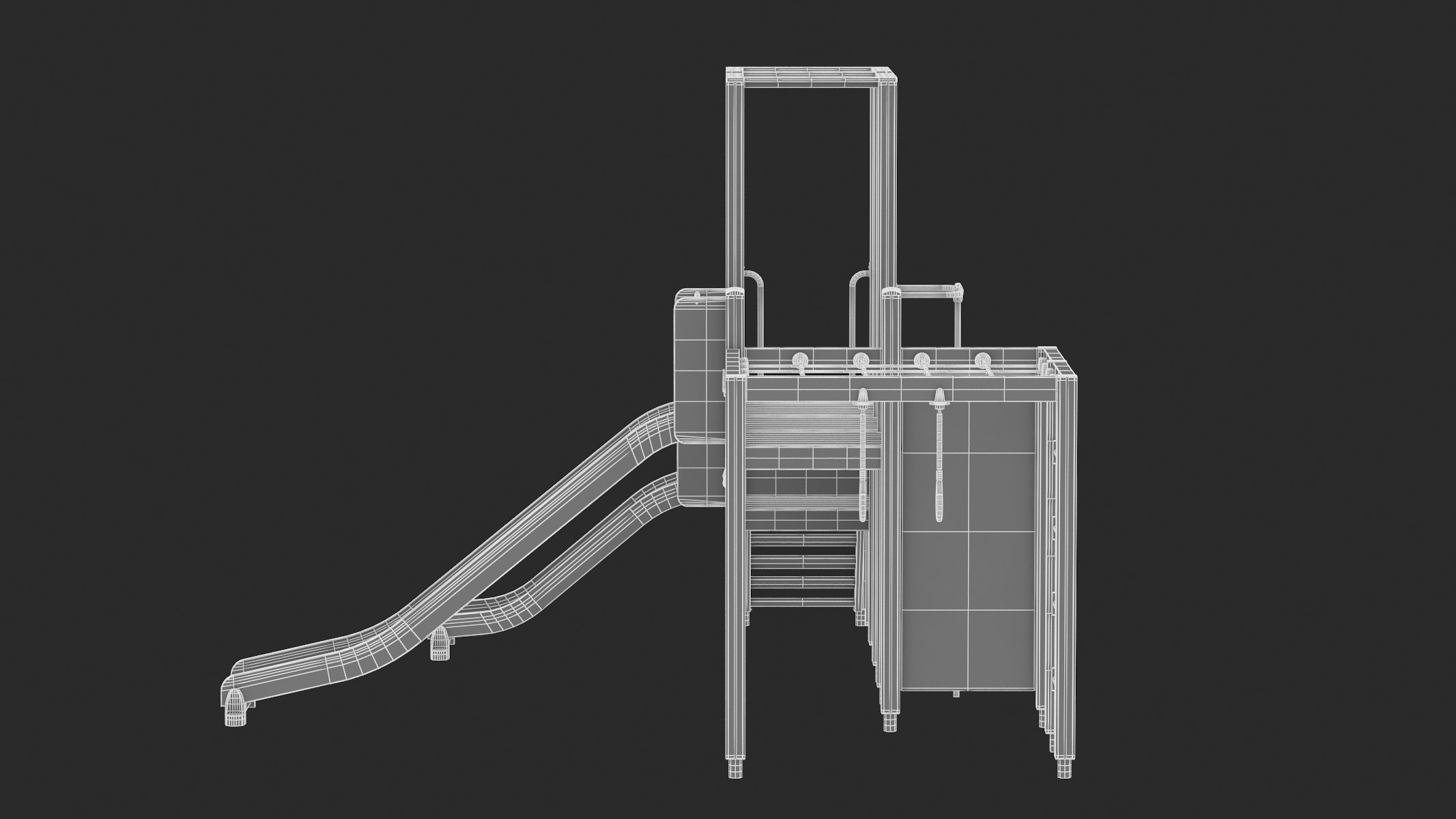 Lappset Activity Tower 02 3D model_12