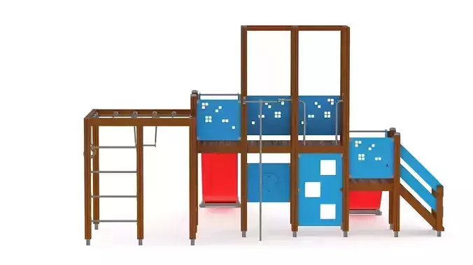 Lappset Activity Tower 02 3D model Lappset Activity Tower 02 3D model