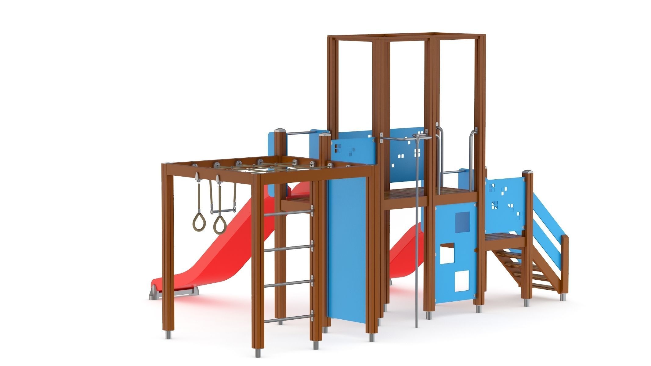 Lappset Activity Tower 02 3D model_1