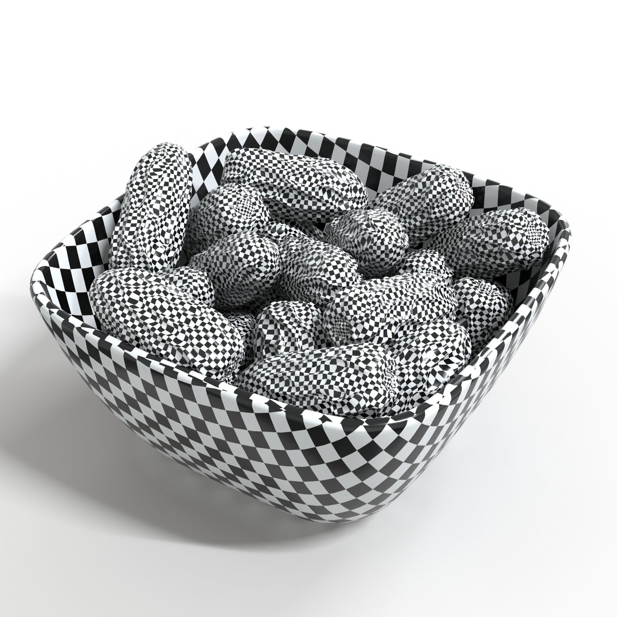 Dried Date 3D model_8