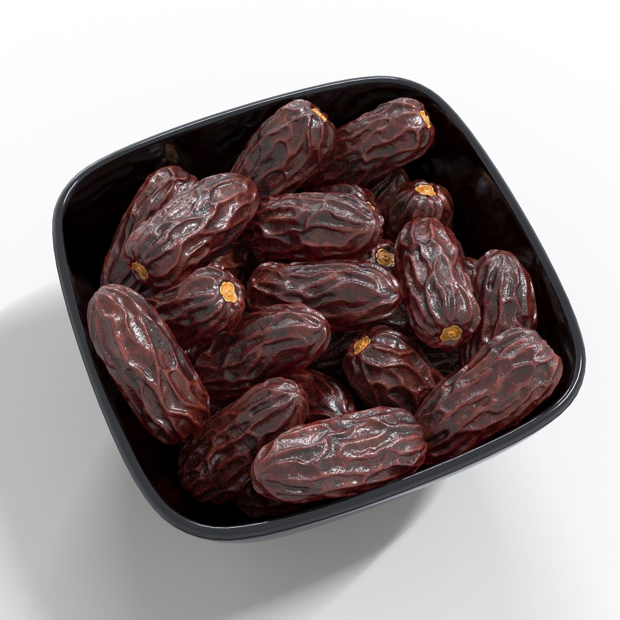 Dried Date 3D model_1