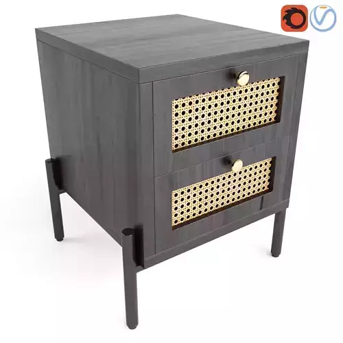 Next Color palette  Nachttisch Vienna Mit Schubladen