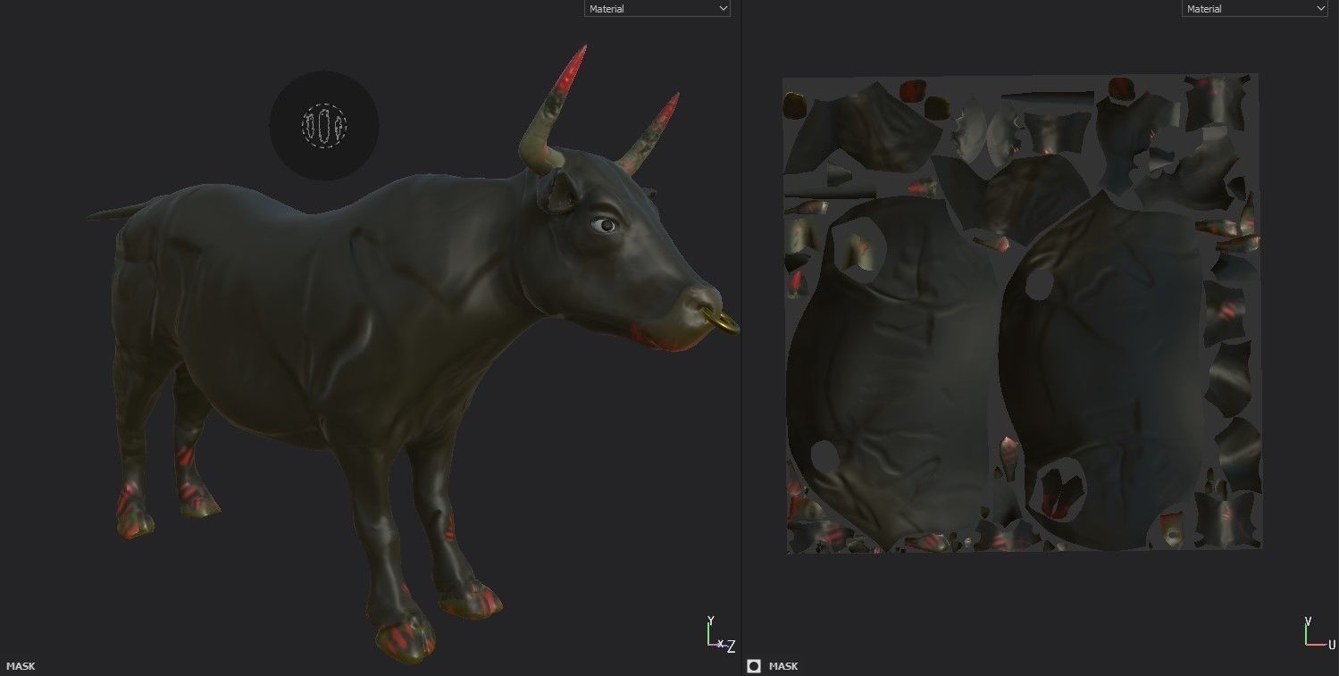 Bull killer 3D model_9