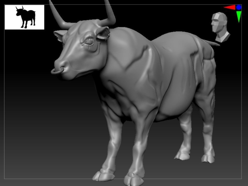 Bull killer 3D model_8