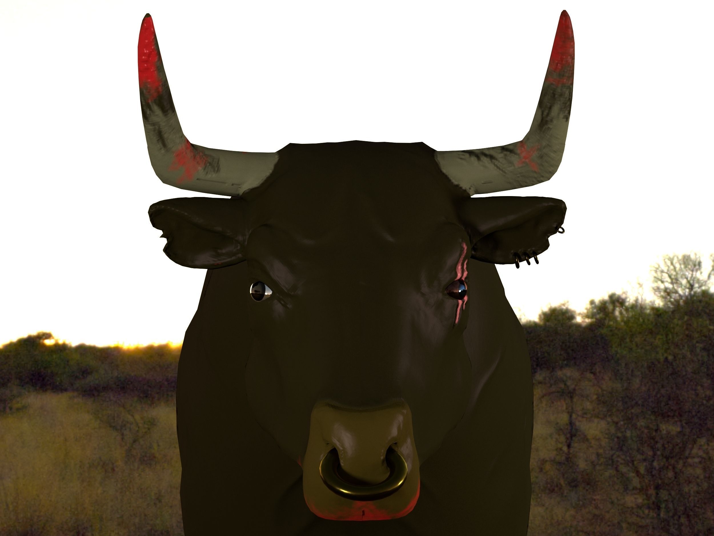 Bull killer 3D model_4