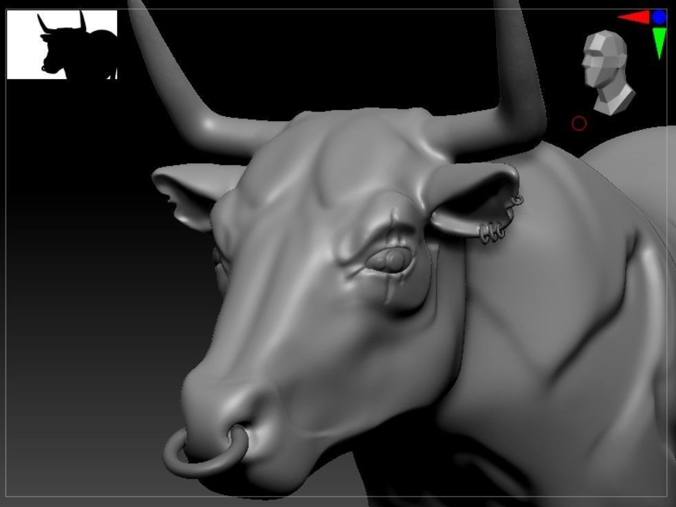 Bull killer 3D model_7