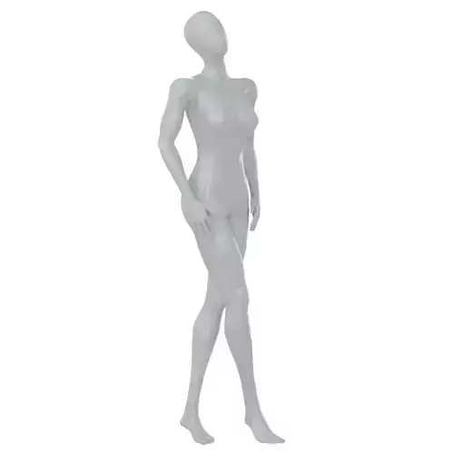 Female gray abstract mannequin 98