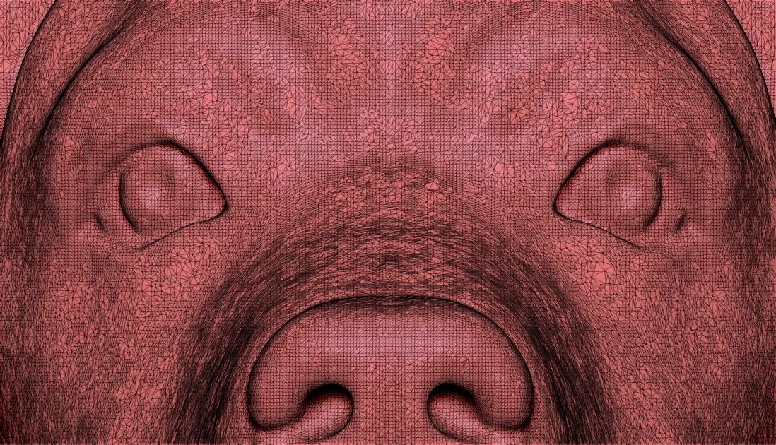 Great Dane head for 3D printing 3D print model_28