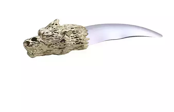 Wolf braclet 3D files For Jeweller Wild Animals 3D print model