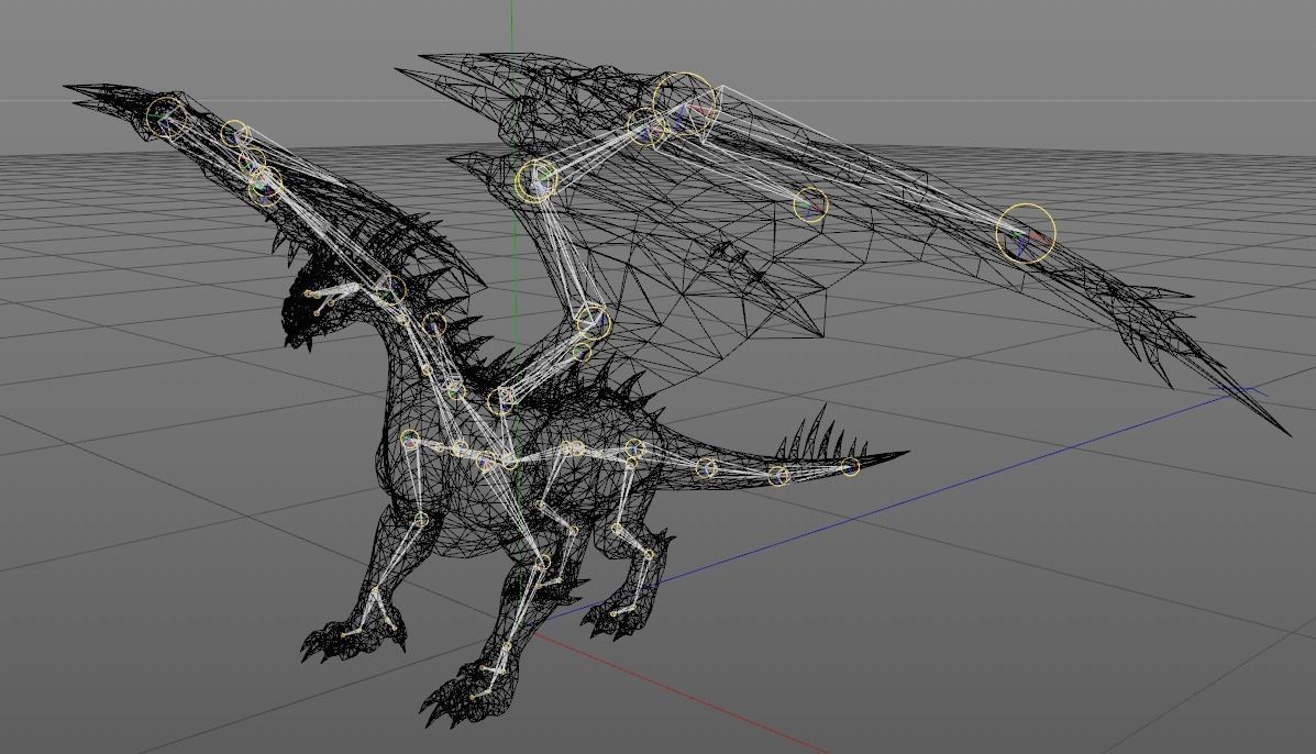 Ultimate Dragon Pack Low-poly 3D model_10