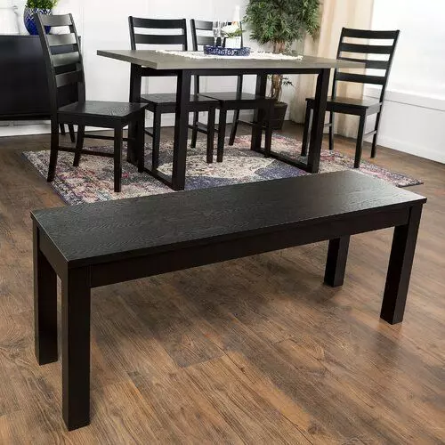 Chetna Simple Wood Dining Bench 3D model_0