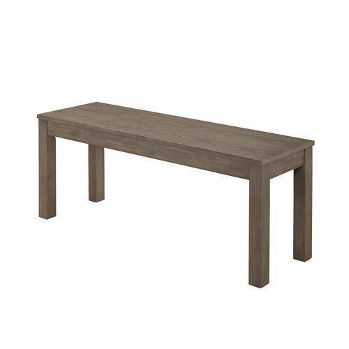 Chetna Simple Wood Dining Bench 3D model_11