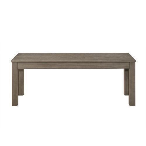 Chetna Simple Wood Dining Bench 3D model_1