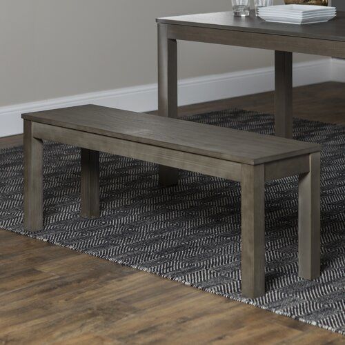 Chetna Simple Wood Dining Bench 3D model_6